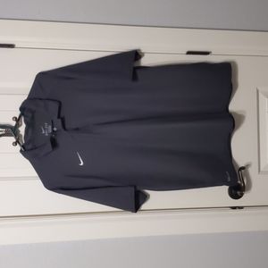 Gray Nike Dri-FIT Polo